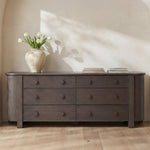 Loren 6 Drawer Dresser FURNITURE - dresser Moe's Furniture