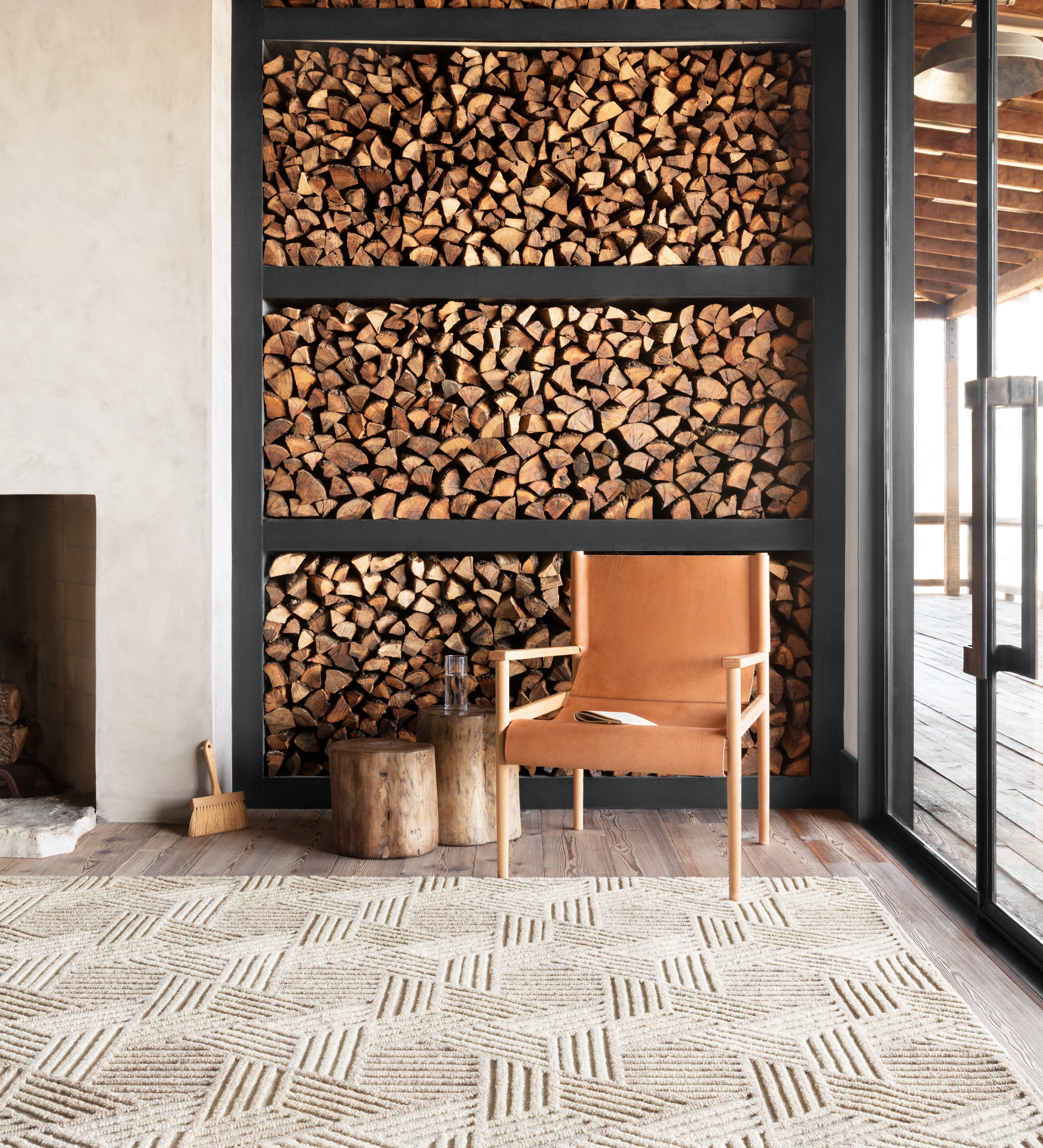 Loloi Ehren Oatmeal / Ivory Rug