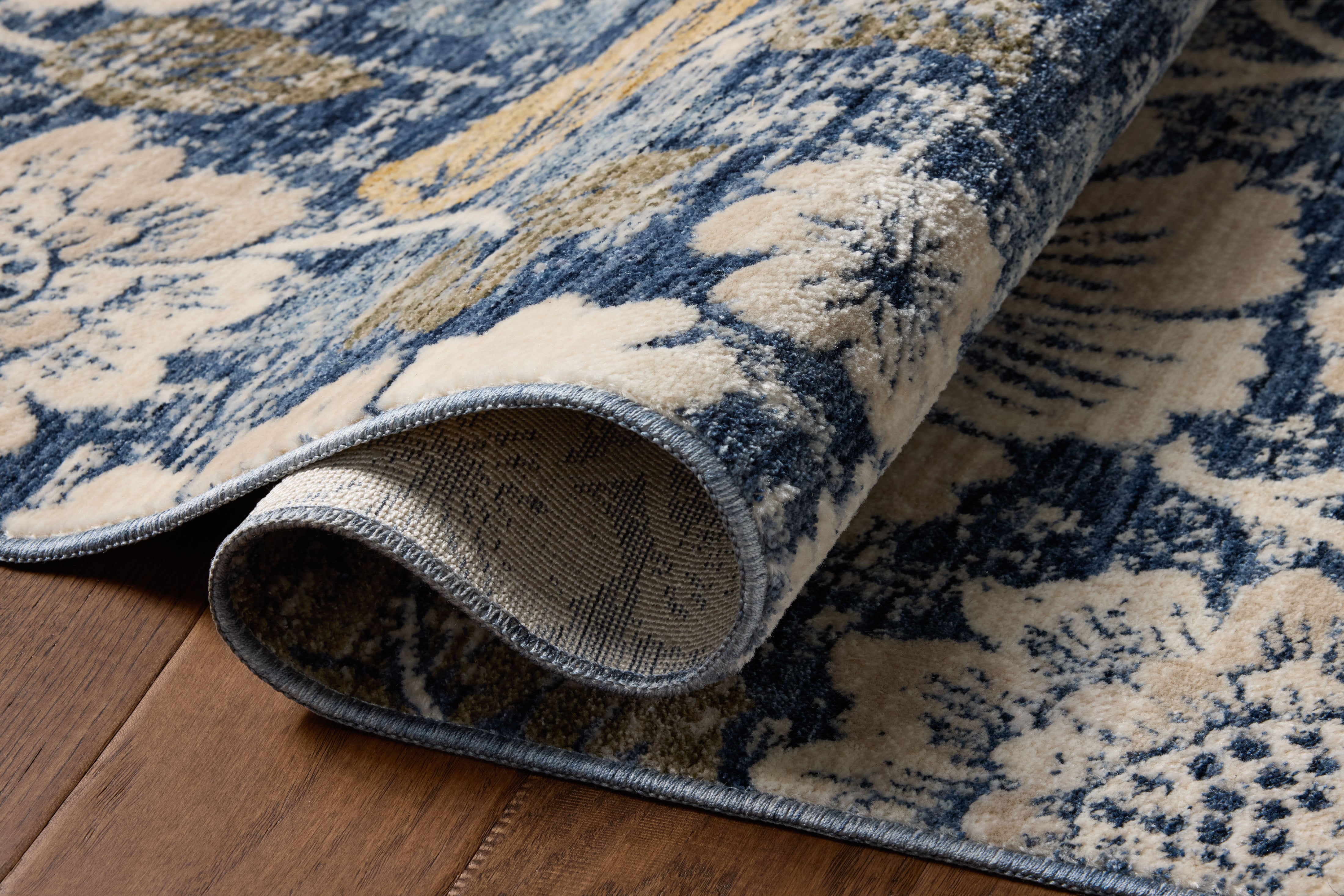 Loloi Eileen Denim / Natural Rug RUGS - synthetic Loloi