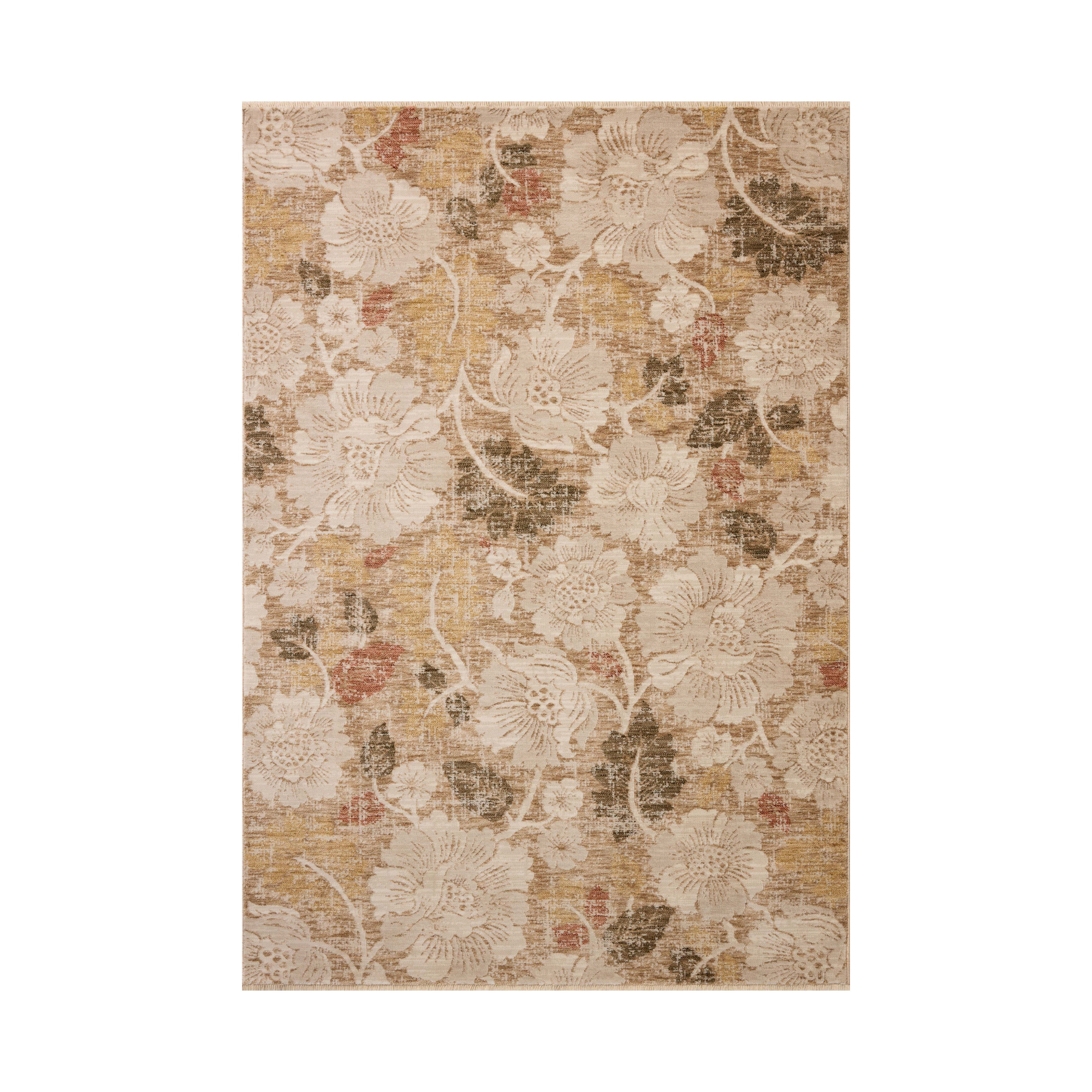 Loloi Eileen Natural / Multi Rug RUGS - synthetic Loloi 18" x 18" sample