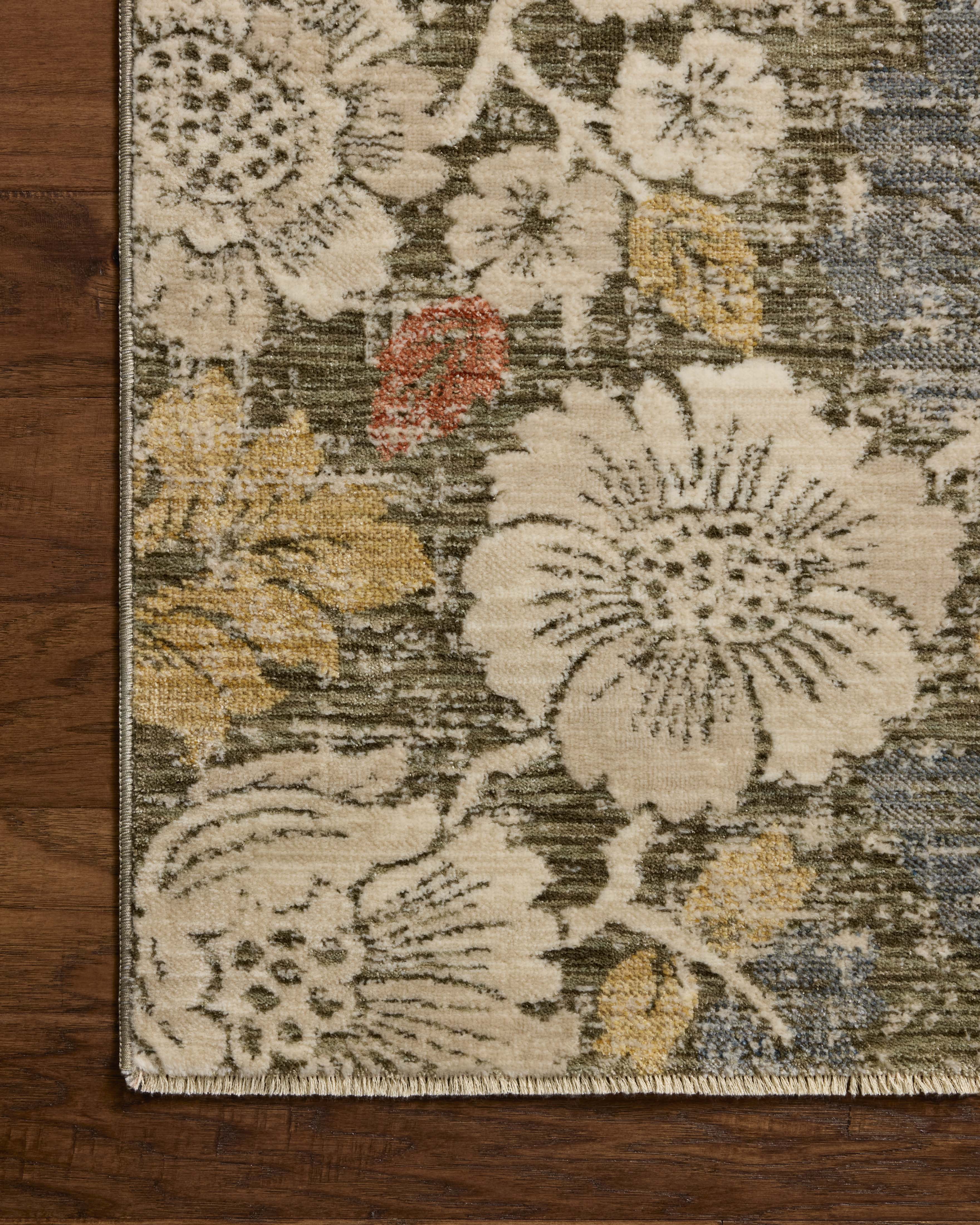 Loloi Eileen Olive / Multi Rug RUGS - synthetic Loloi