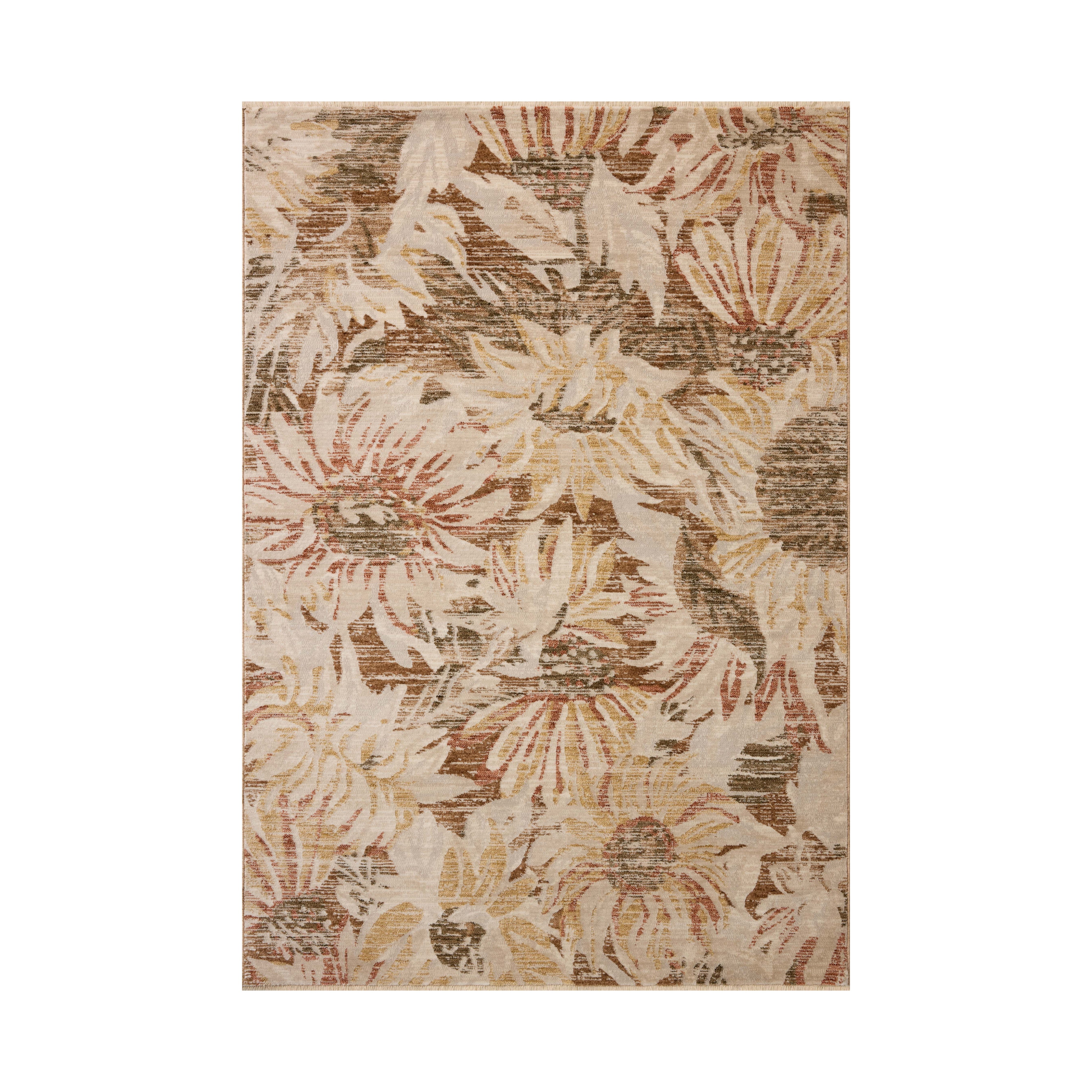 Loloi Eileen Natural / Spice Rug RUGS - synthetic Loloi 18" x 18" sample