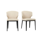 Dutch Dining Chair - Set of Two FURNITURE - dining chairs Moe's Furniture Warm Beige