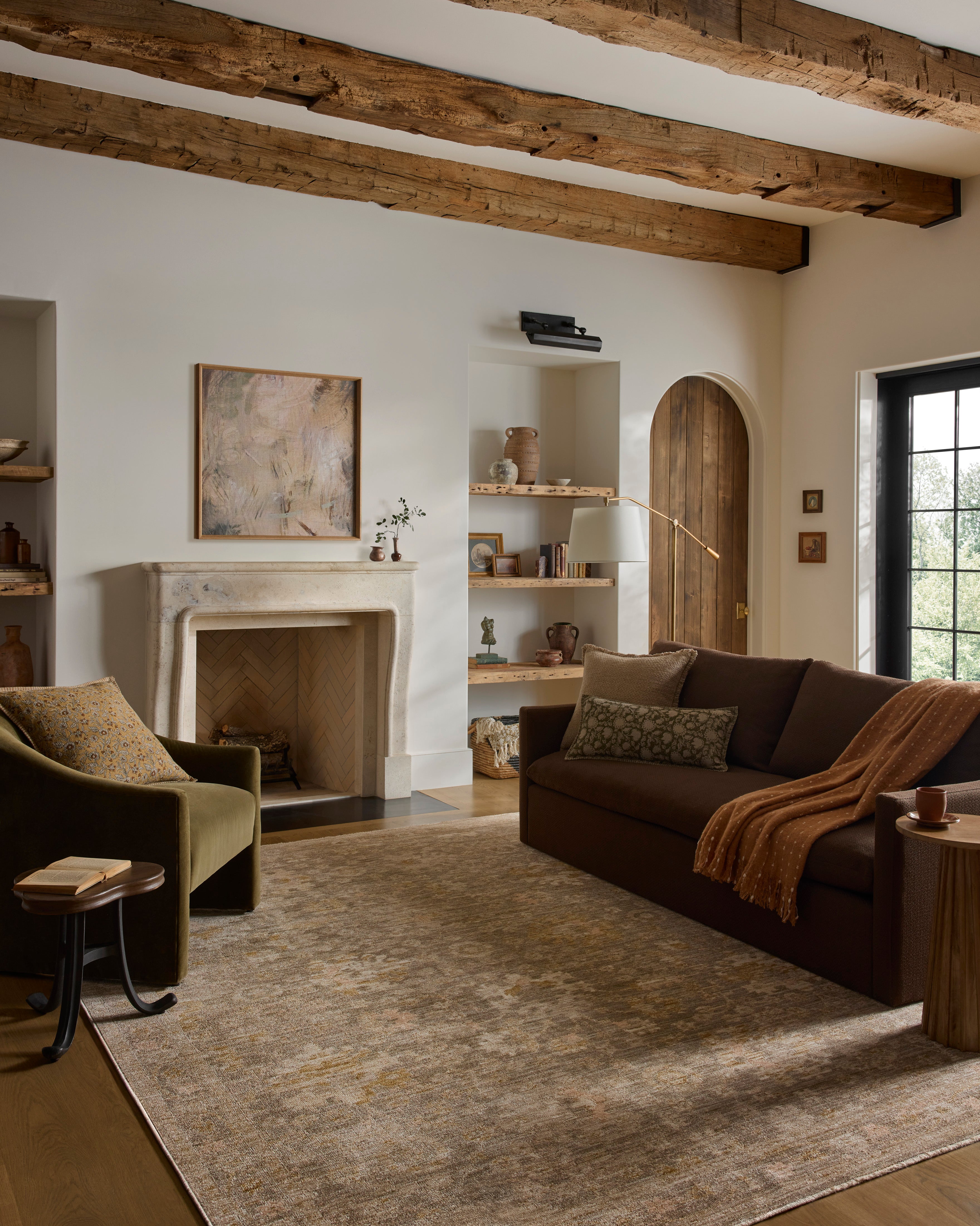 Loloi Elora Bark / Spice Rug RUGS - synthetic Loloi