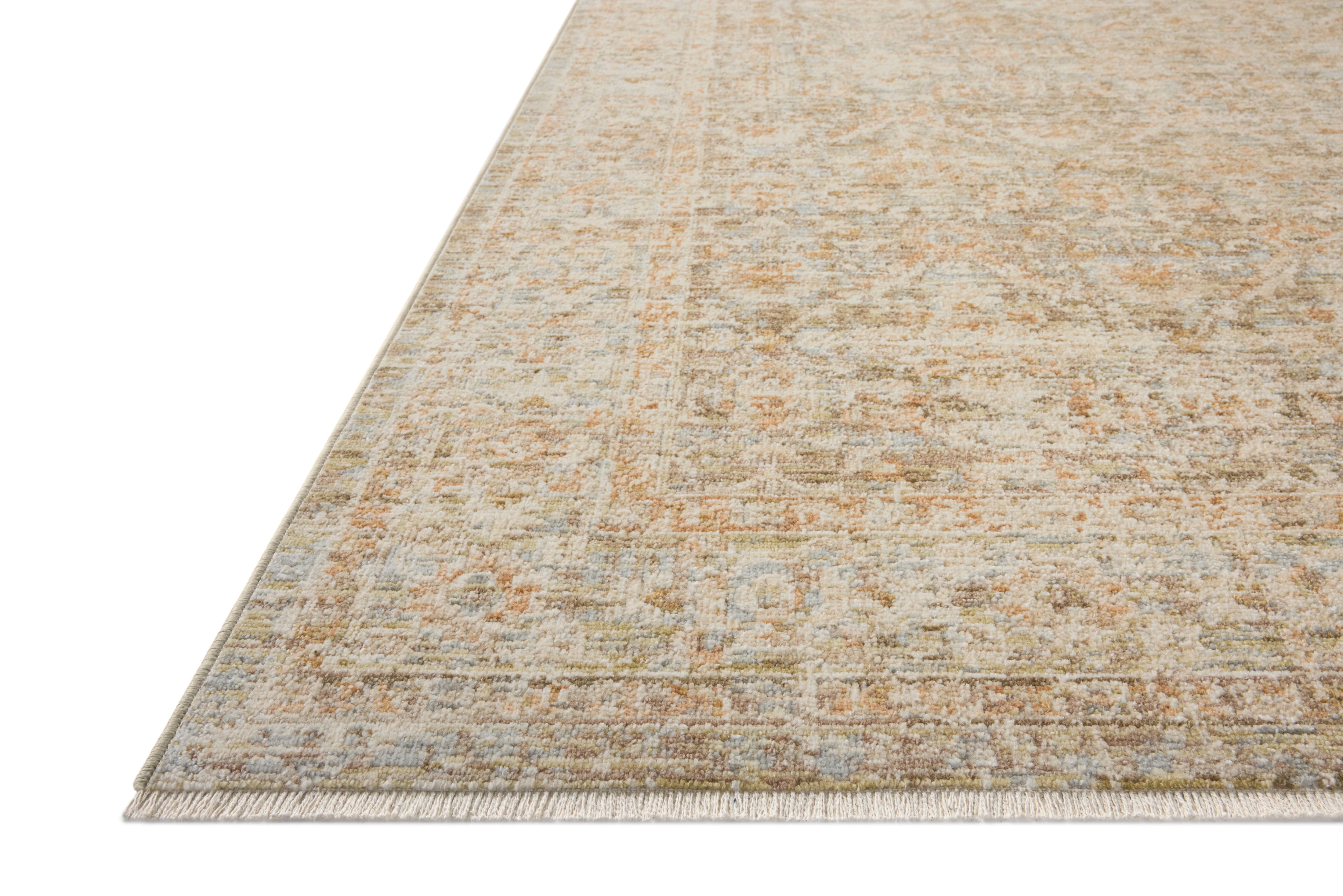 Loloi Elora Sky / Terracotta Rug RUGS - synthetic Loloi