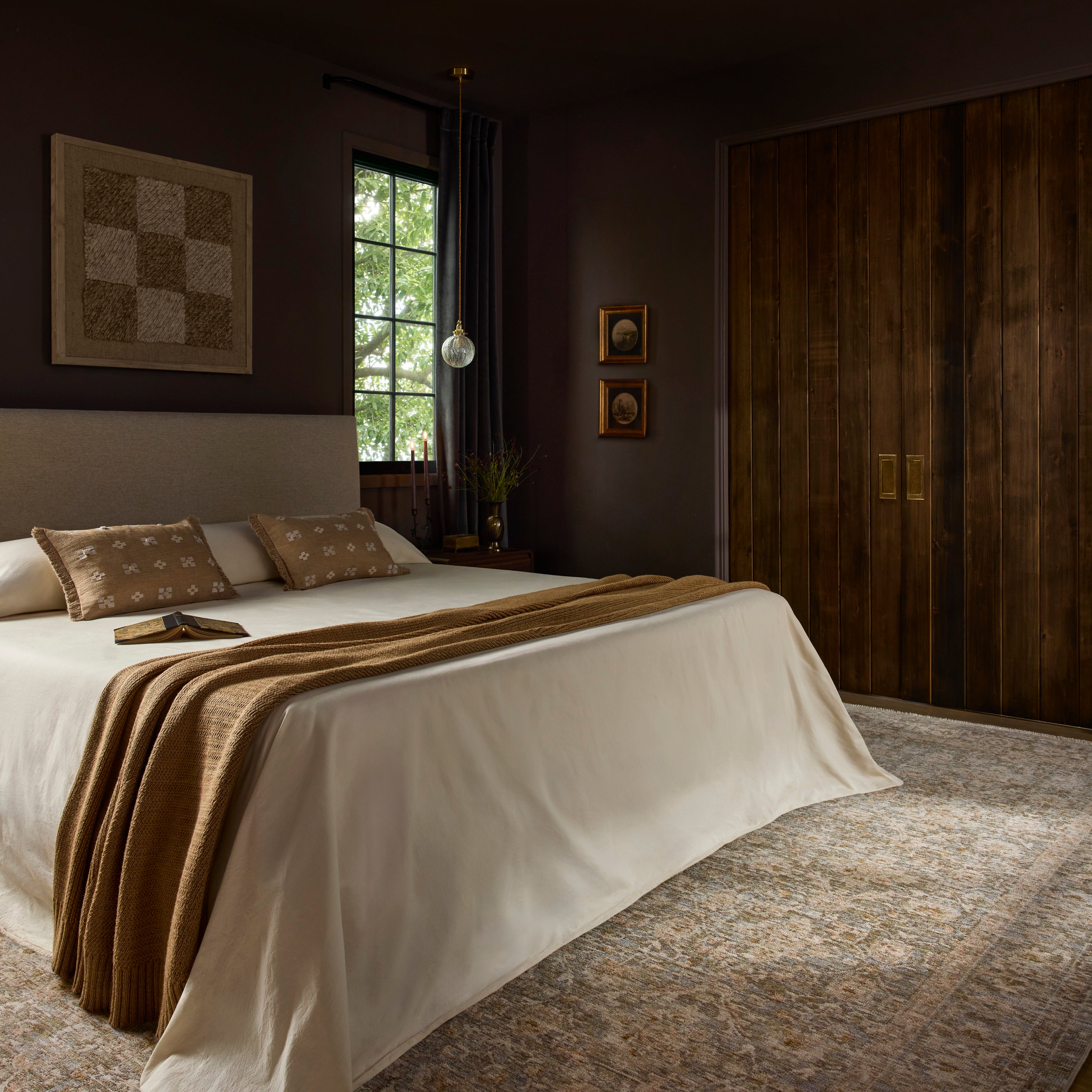 Loloi Elora Sky / Terracotta Rug RUGS - synthetic Loloi