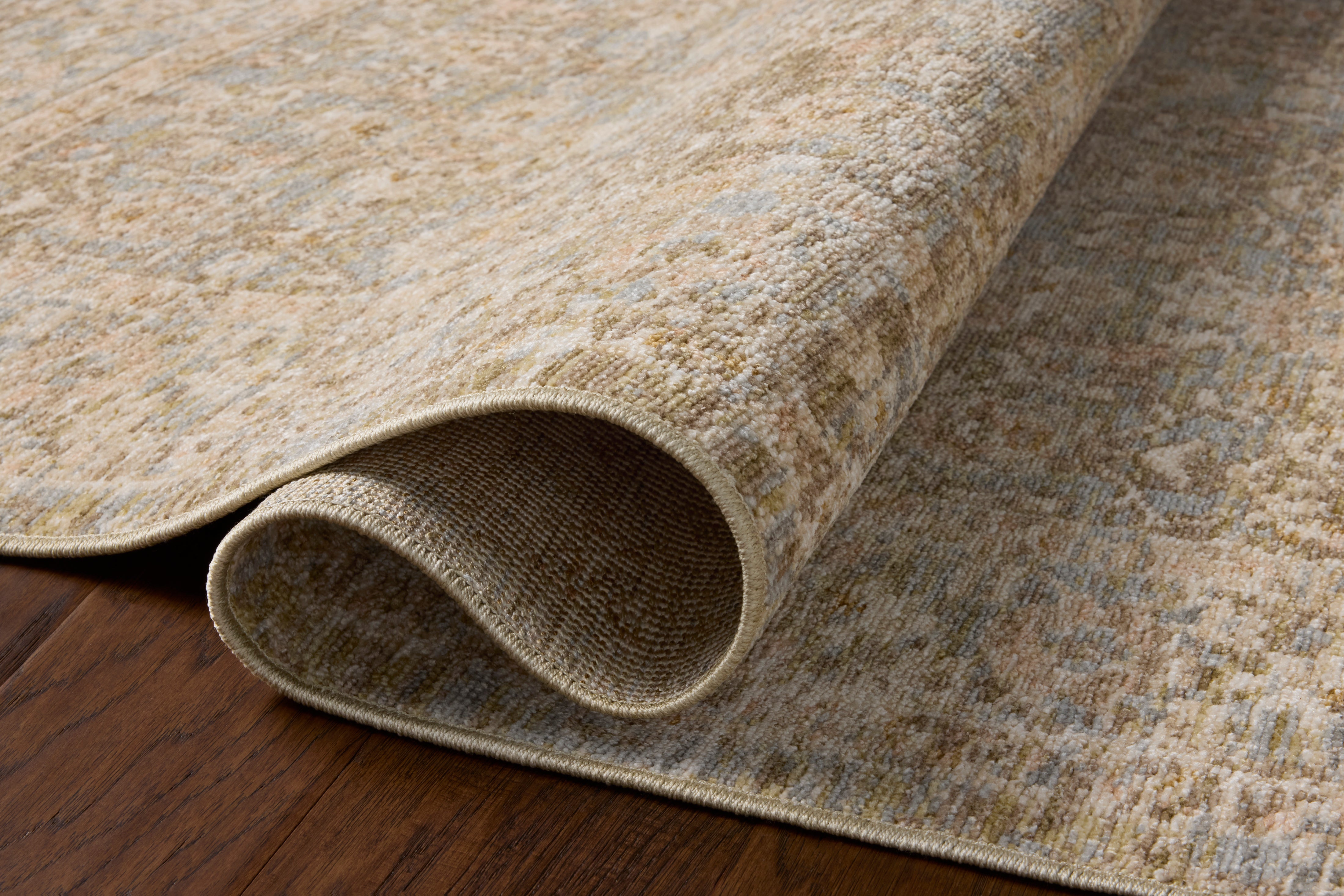 Loloi Elora Sky / Terracotta Rug RUGS - synthetic Loloi