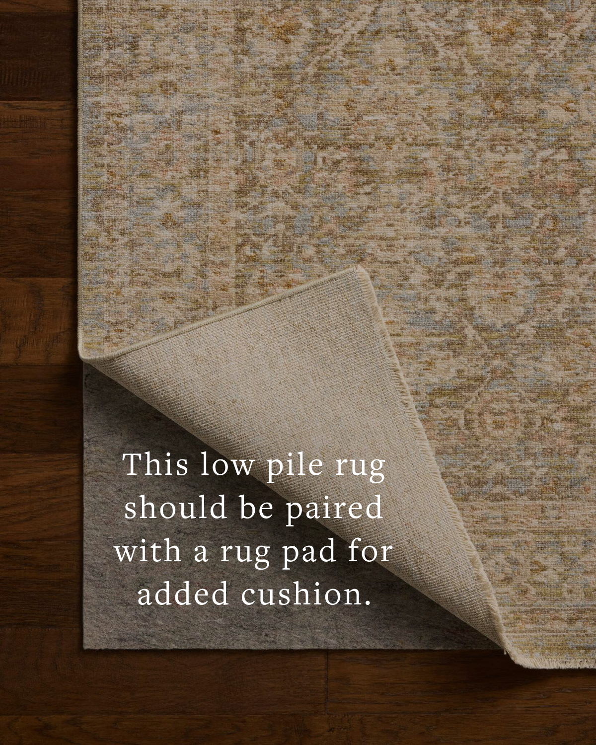 Loloi Elora Sky / Terracotta Rug RUGS - synthetic Loloi 18" x 18"
