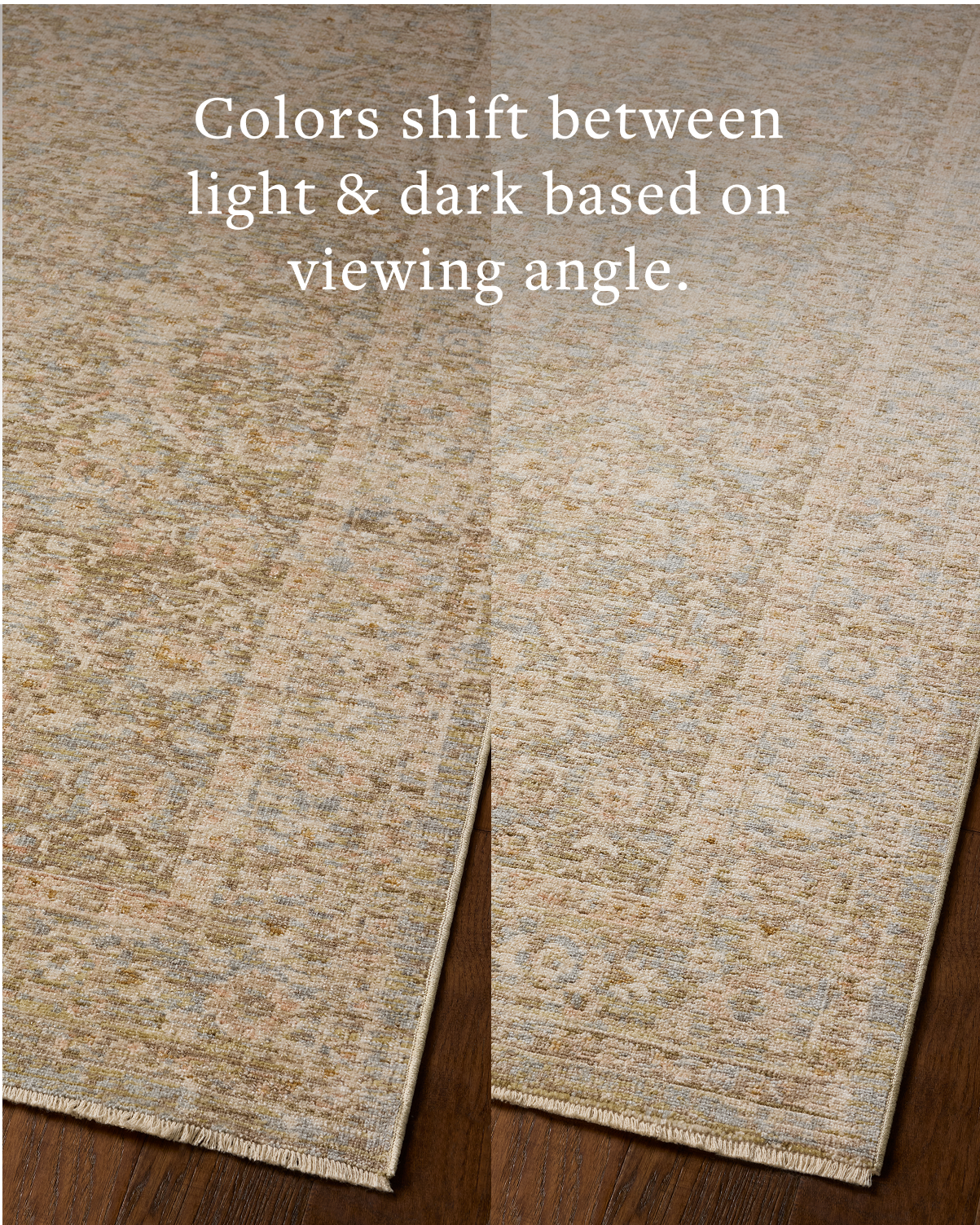Loloi Elora Sky / Terracotta Rug RUGS - synthetic Loloi 18" x 18"