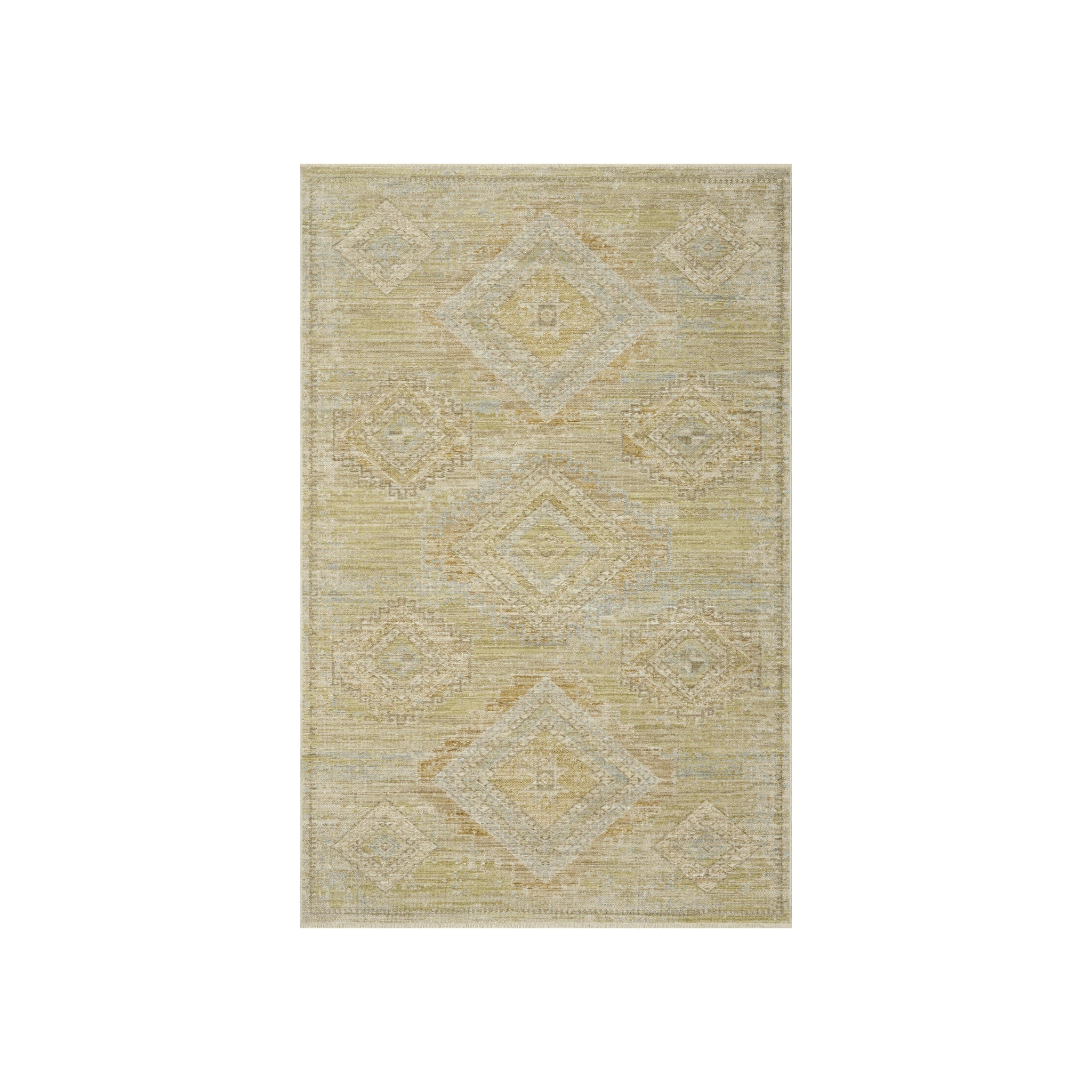 Loloi Elora Pistachio / Clay Rug RUGS - synthetic Loloi 18" x 18"
