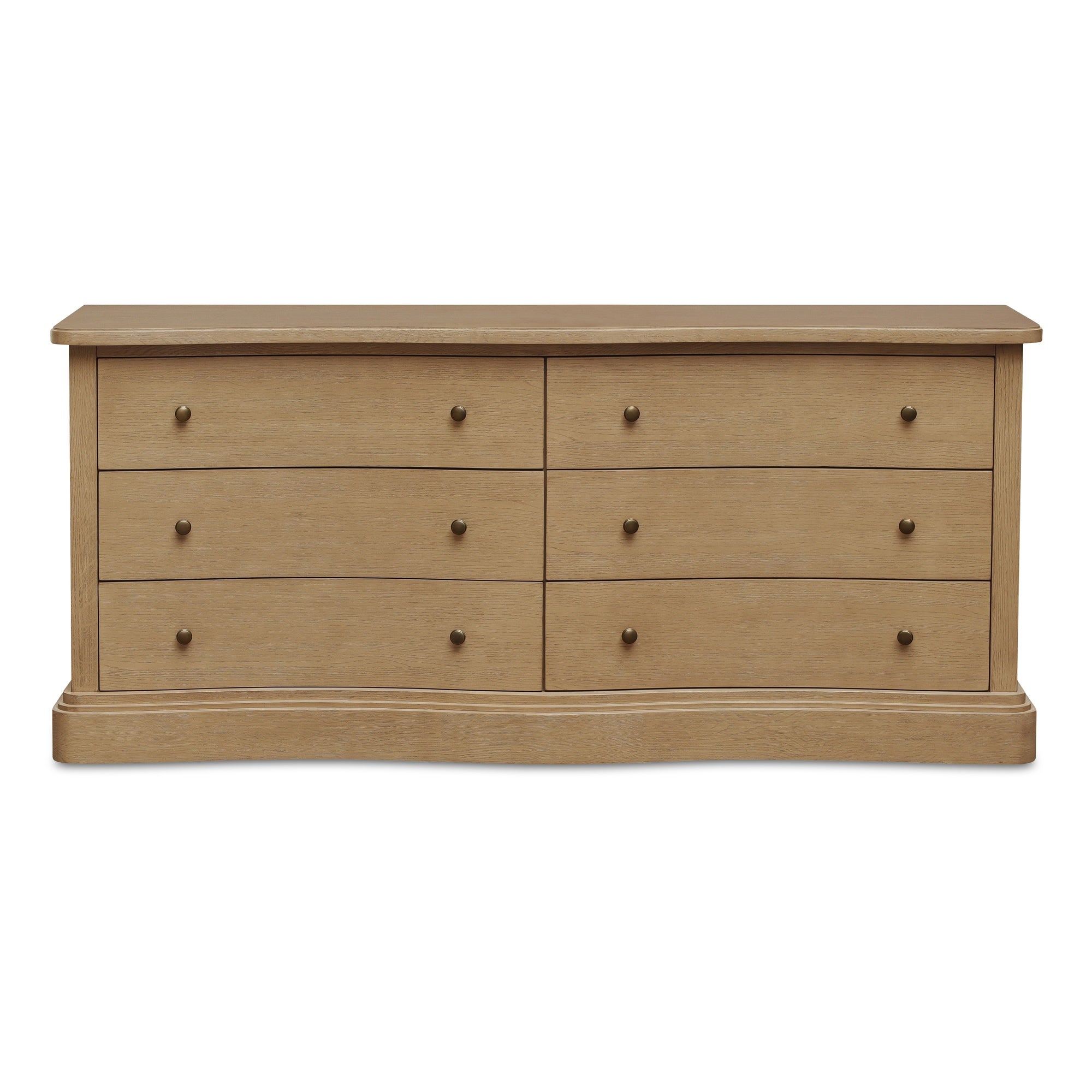 Clarence 6 Drawer Dresser FURNITURE - dresser Moe's Furniture Natural