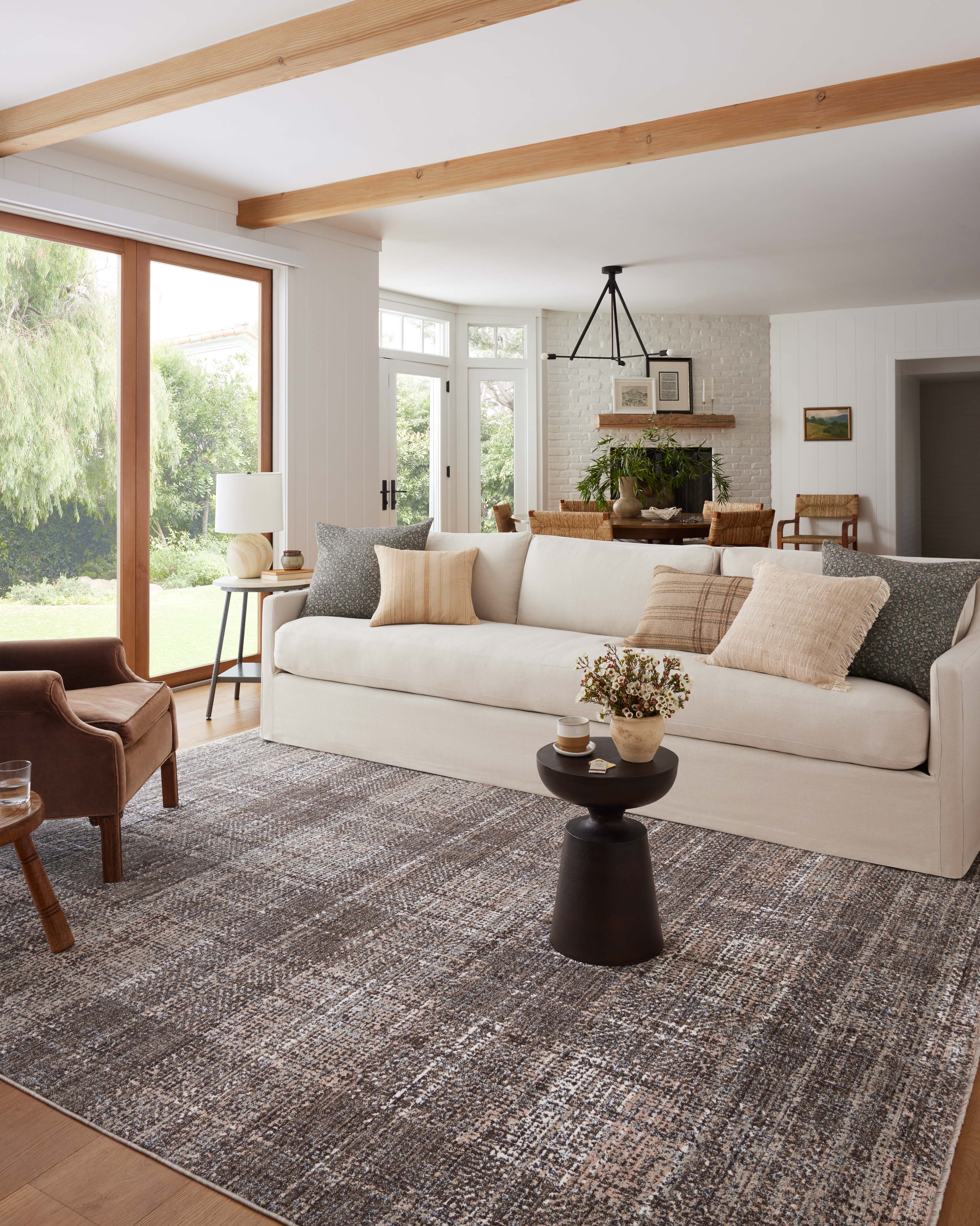 Angela Rose x Loloi Ember Graphite / Multi Rug 0-RUGS-patterned Loloi