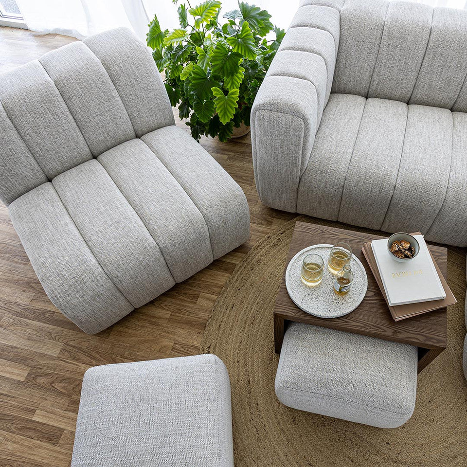 Elli Armless Chair - Coconut 3 - FURNITURE - chair Style in Form