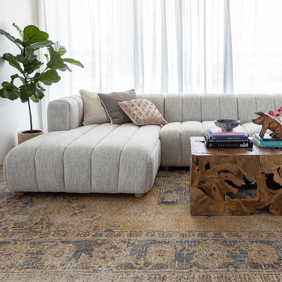 Elli Sectional - Coconut 2 - FURNITURE - sectional Style in Form