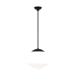 Milne Small Pendant LIGHTING - pendant Visual Comfort Midnight Black
