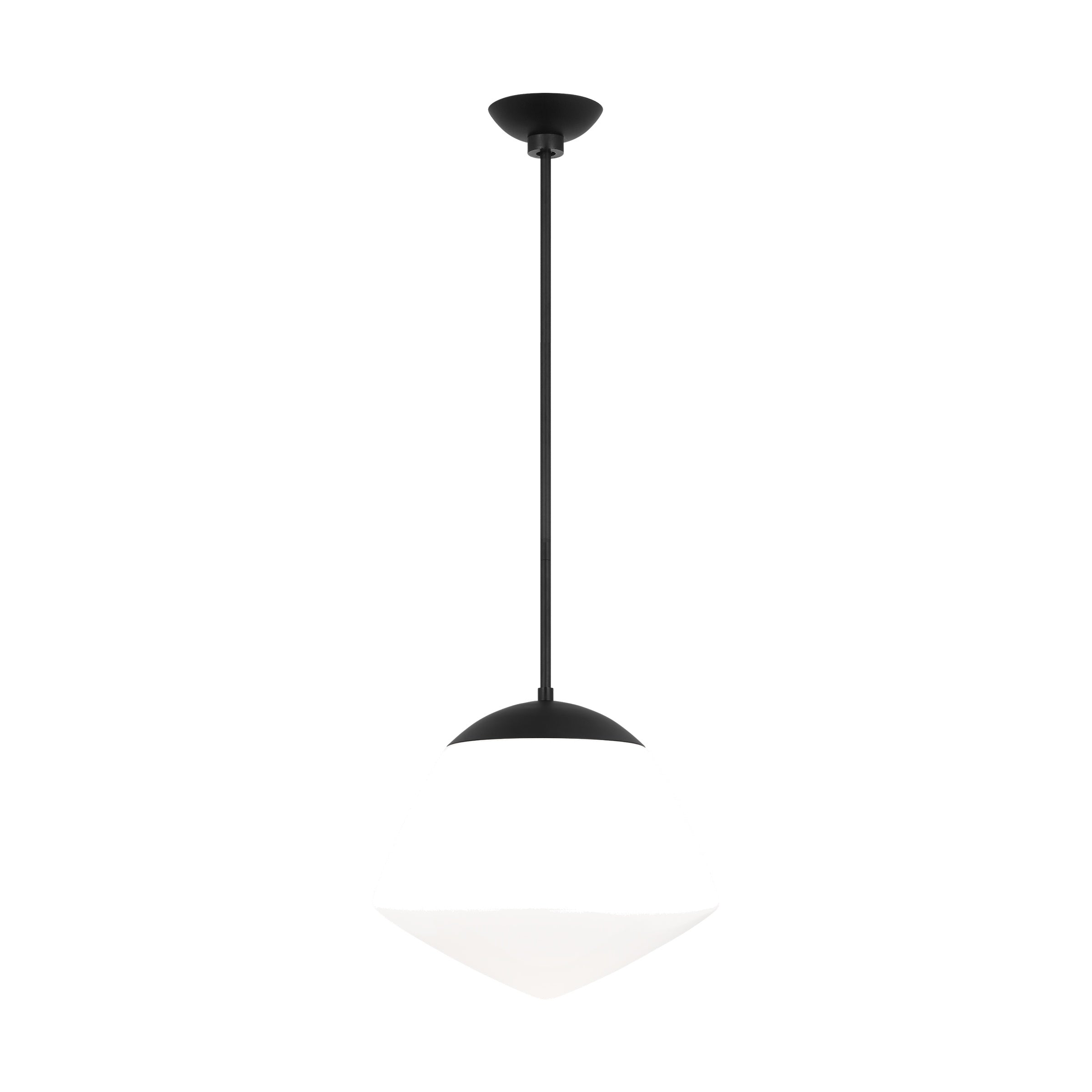 Milne Small Pendant LIGHTING - pendant Visual Comfort Midnight Black