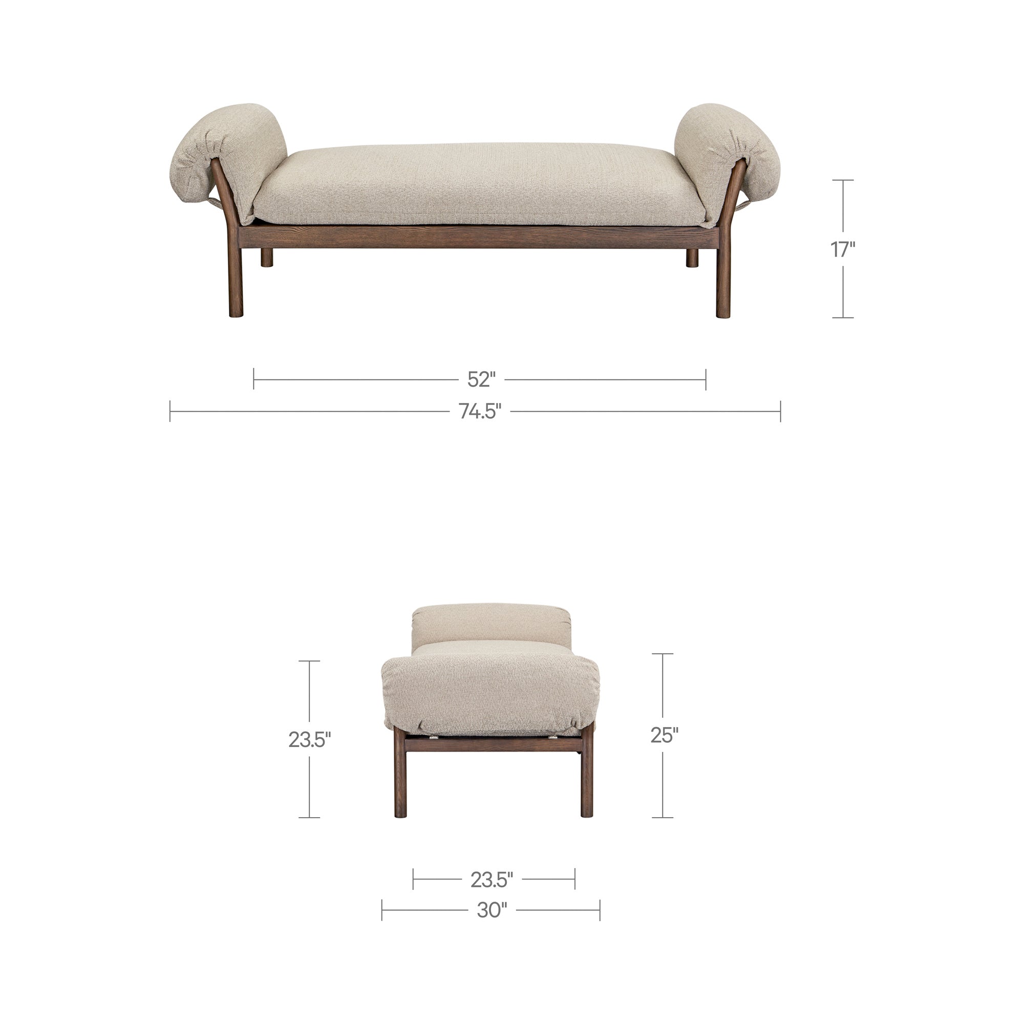 Cardero Daybed FURNITURE - bed Moe's Furniture
