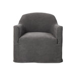Lowell Slipcover Swivel Chair - Broadway Demin FURNITURE - lounge chair Four Hands
