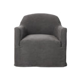 Lowell Slipcover Swivel Chair - Broadway Demin FURNITURE - lounge chair Four Hands