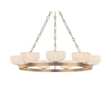 Caelum Chandelier LIGHTING - Chandelier Hudson Valley Lighting Patina Brass 44"