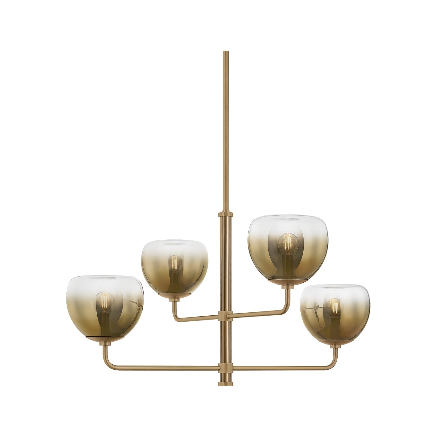 August Chandelier LIGHTING - Chandelier Hudson Valley Lighting Patina Brass 34"