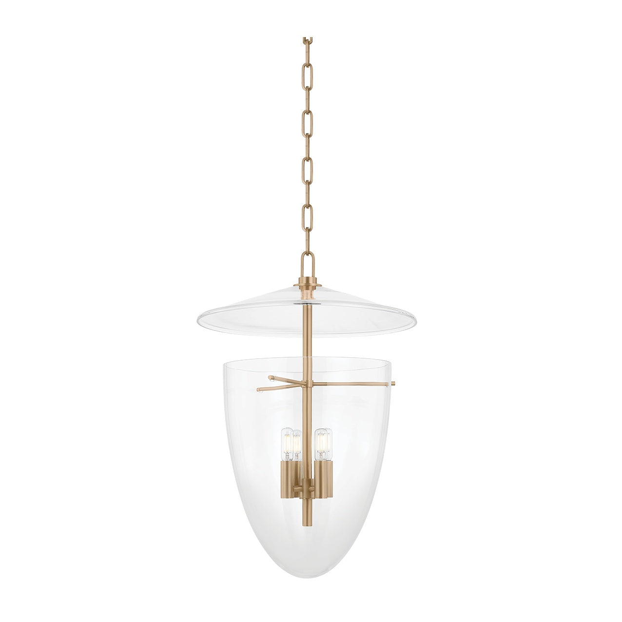 OVERSTOCK ITEM - Tully Lantern - 14" Brass - set of 2 LIGHTING - in store Hudson Valley Lighting