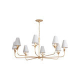 Quill Chandelier LIGHTING - chandelier Hudson Valley Lighting Gilded Ivory Large