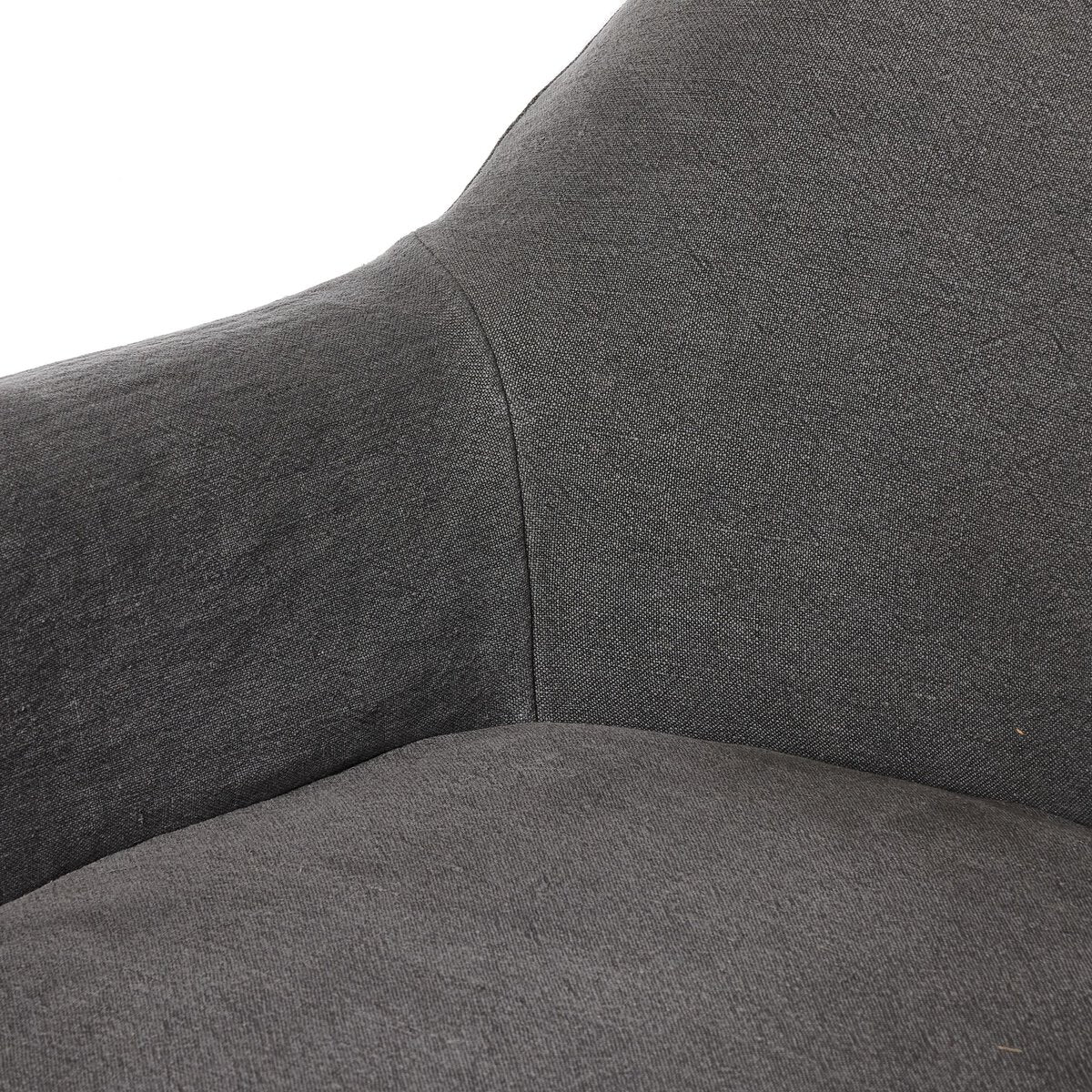 Lowell Slipcover Swivel Chair - Broadway Demin FURNITURE - lounge chair Four Hands