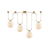 Jove Linear LIGHTING - chandelier Hudson Valley Lighting Patina Brass