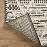 Loloi Fabian Charcoal / Ivory Rug No.1 RUGS - synthetic Loloi
