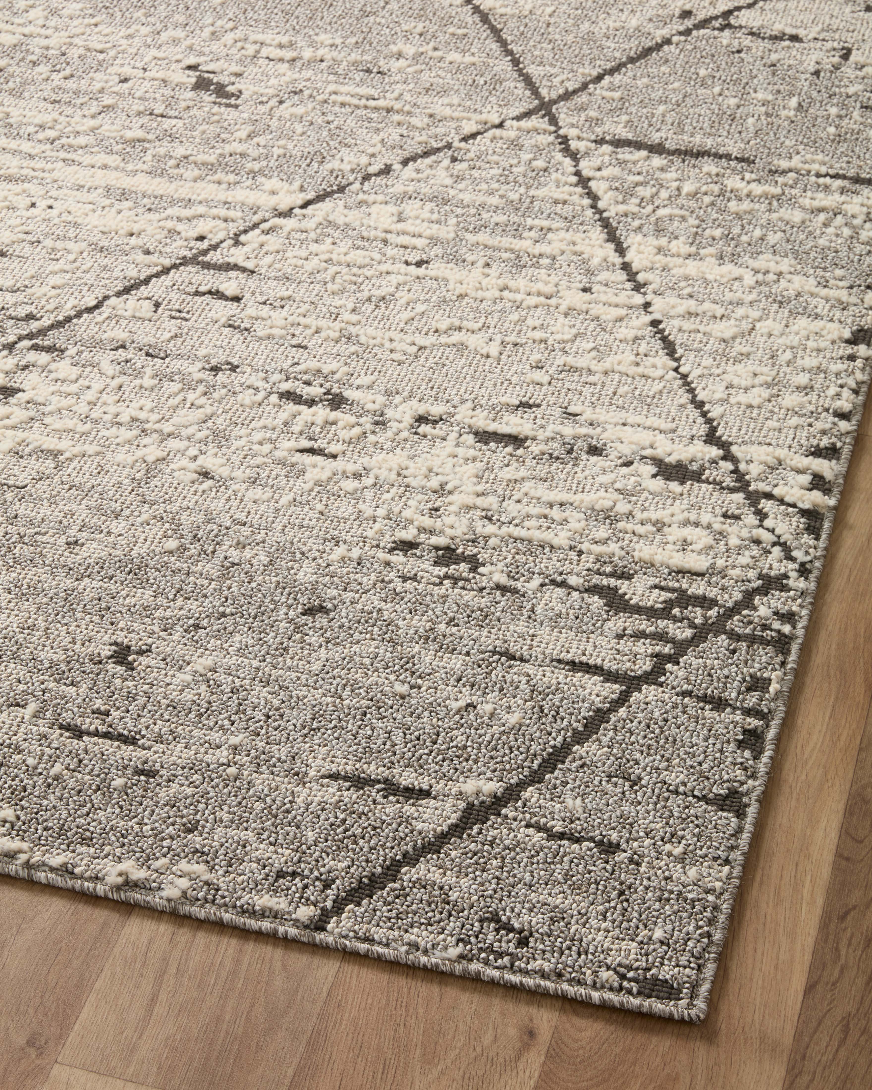 Loloi Fabian Grey / Charcoal 2-RUGS - patterned Loloi
