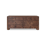 Garrick 6 Drawer Dresser FURNITURE - dressers & chests Moe's Furniture Dark Brown