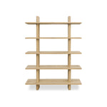 Cadman Large Bookcase FURNITURE - bookshelves Moe's Furniture Rustic Oak