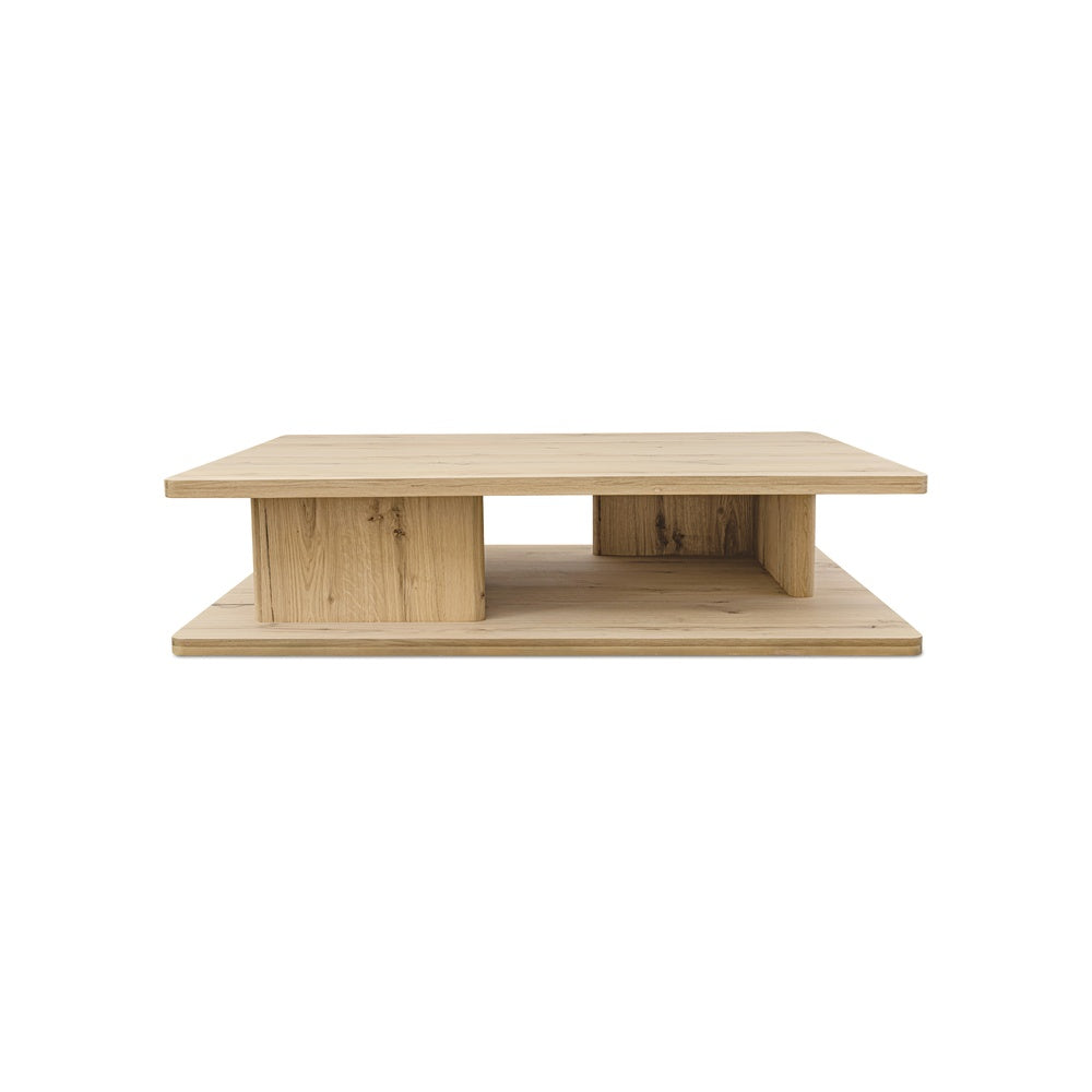 Cadman Large Coffee Table FURNITURE - coffee tables Moe's Furniture Rustic Oak