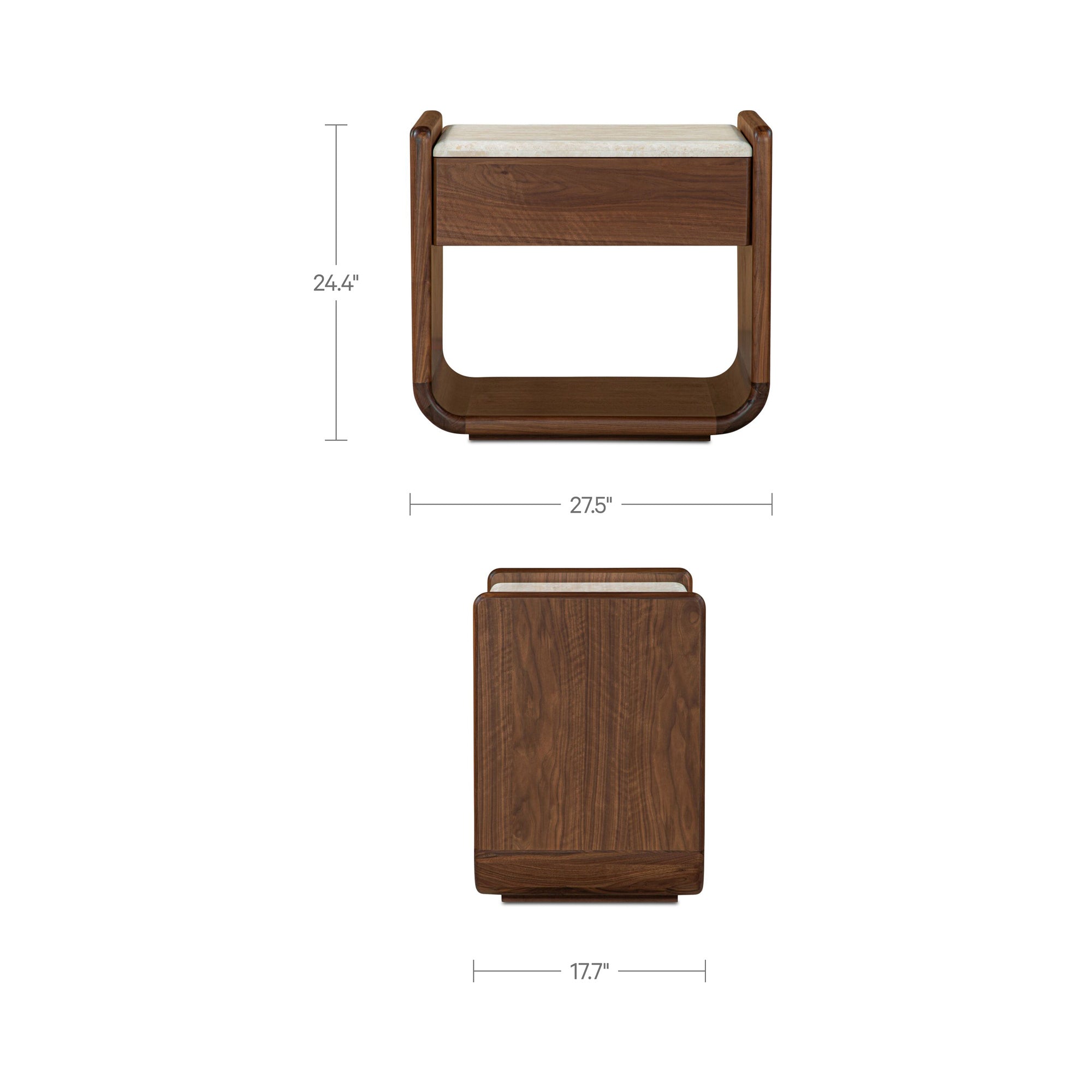Enns Nightstand FURNITURE - nightstand Moe's Furniture