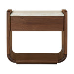 Enns Nightstand FURNITURE - nightstand Moe's Furniture Brown