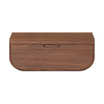 Hettie Floating Nightstand FURNITURE - nightstand Moe's Furniture Dark Brown
