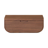 Hettie Floating Nightstand FURNITURE - nightstand Moe's Furniture Dark Brown