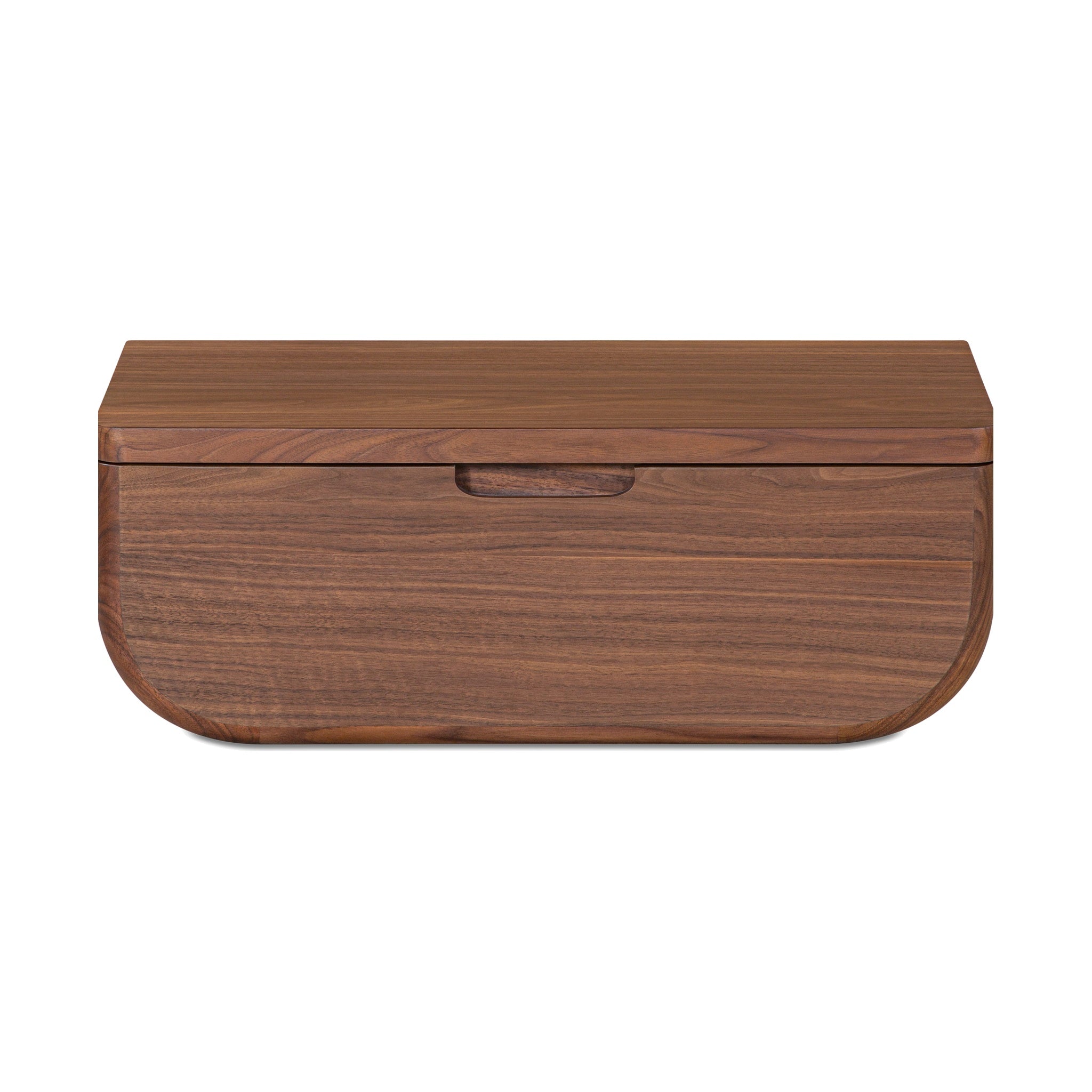 Hettie Floating Nightstand FURNITURE - nightstand Moe's Furniture Dark Brown
