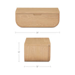 Hettie Floating Nightstand FURNITURE - nightstand Moe's Furniture