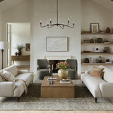 FLOOR MODEL - Brently Chair - Broadway Olive FURNITURE - floor model Four Hands