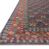 Rifle Paper Co. x Loloi Fiore Navy Rug No.2 RUGS - synthetic Loloi 18" x 18"