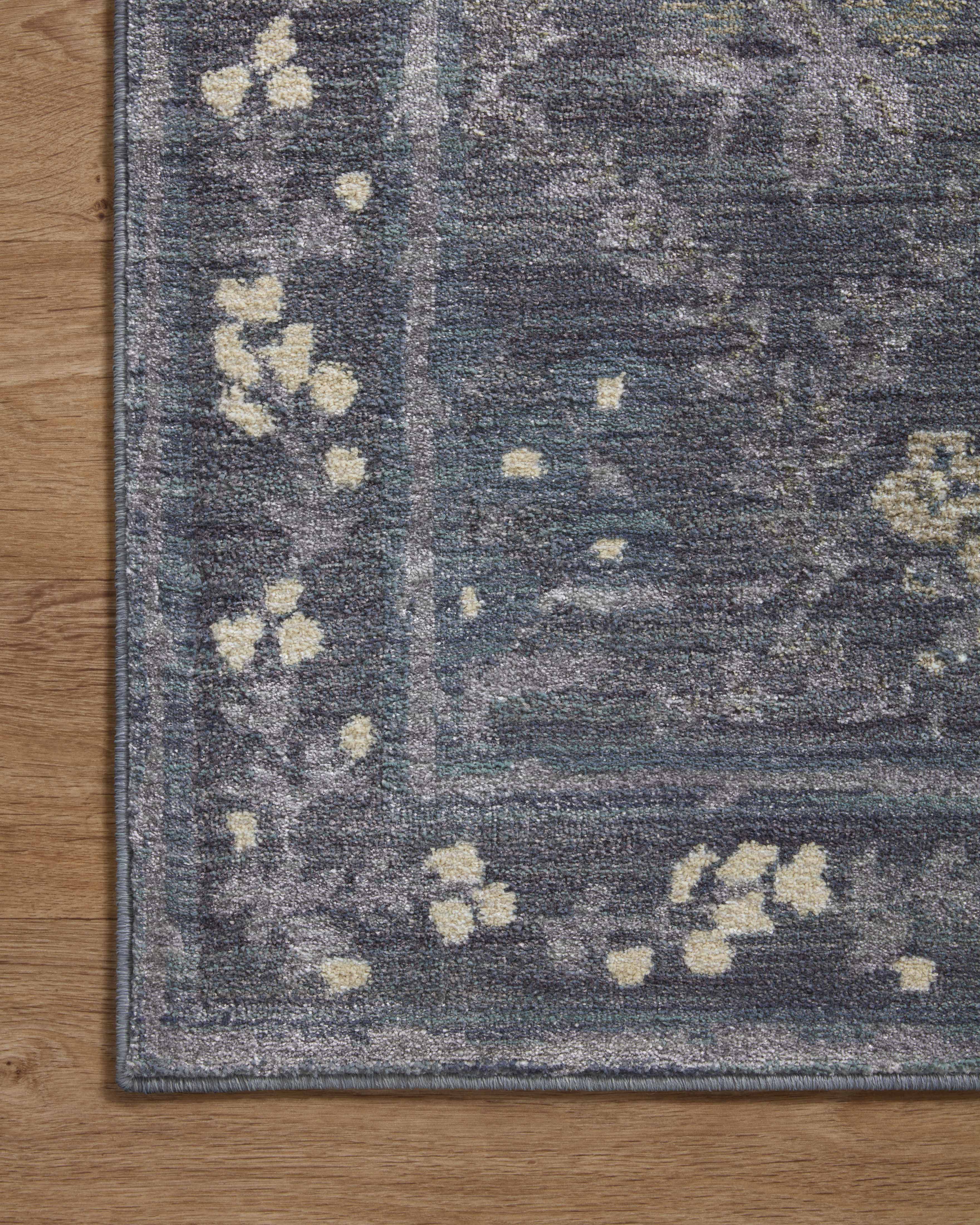 Rifle Paper Co. x Loloi Fiore Navy Rug No.1 RUGS - synthetic Loloi 18" x 18"