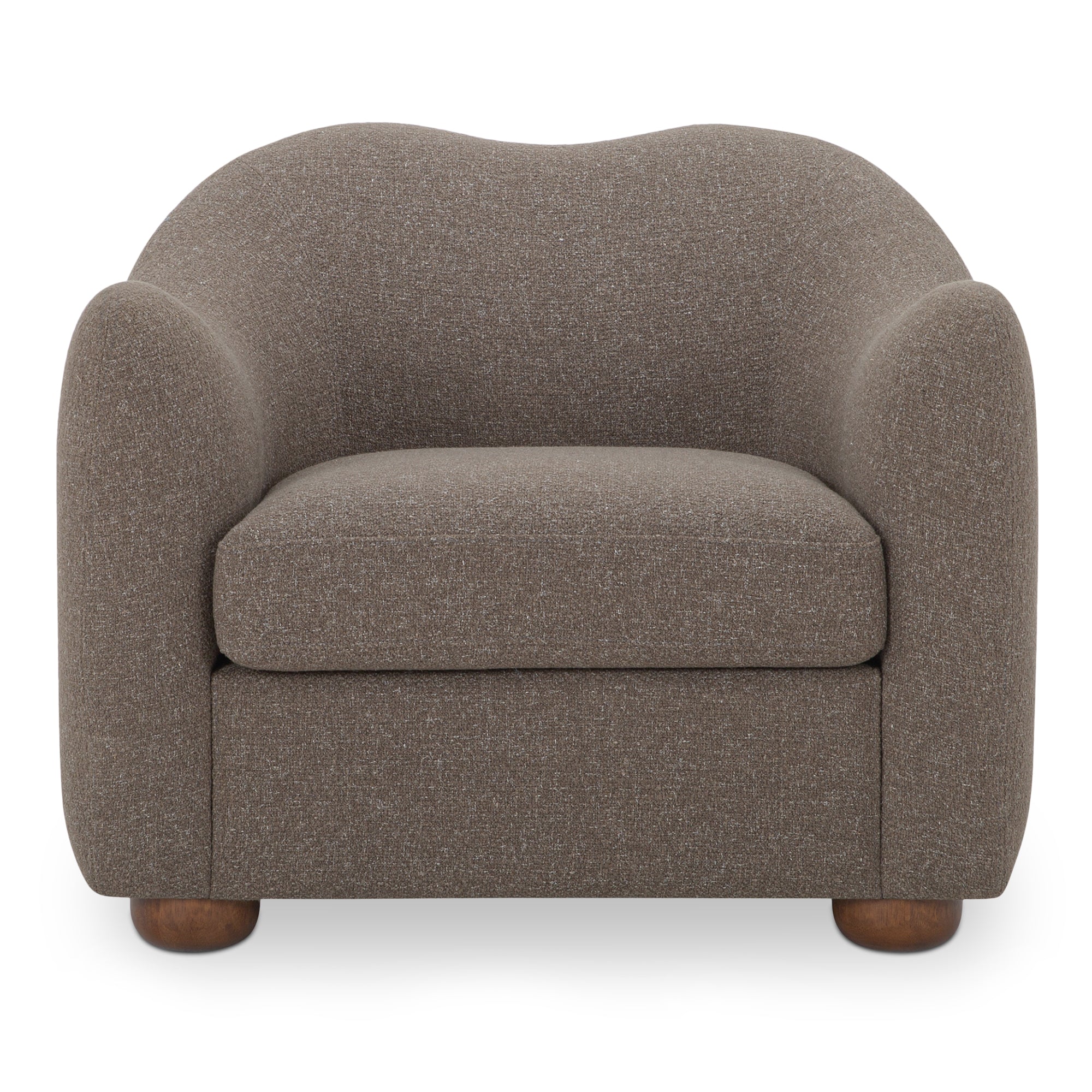 Bria Accent Chair FURNITURE - lounge chair Moe's Furniture Brown