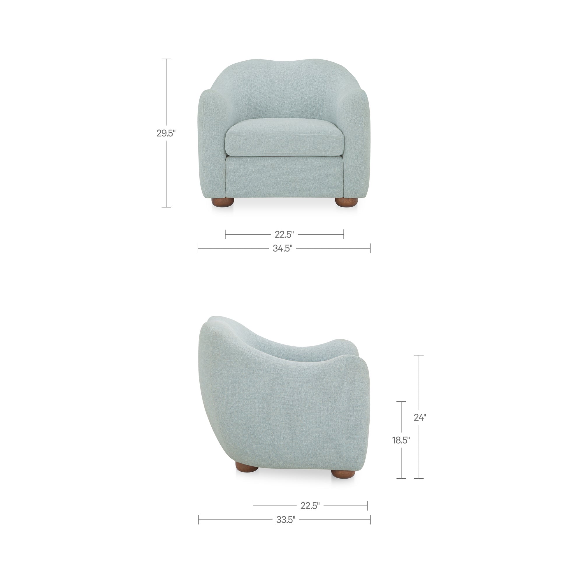Bria Accent Chair FURNITURE - lounge chair Moe's Furniture