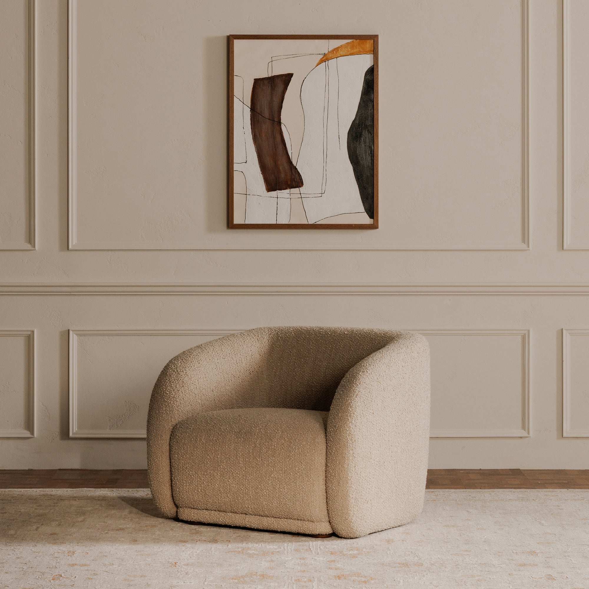 Faye Accent Chair FURNITURE - lounge chair Moe's Furniture