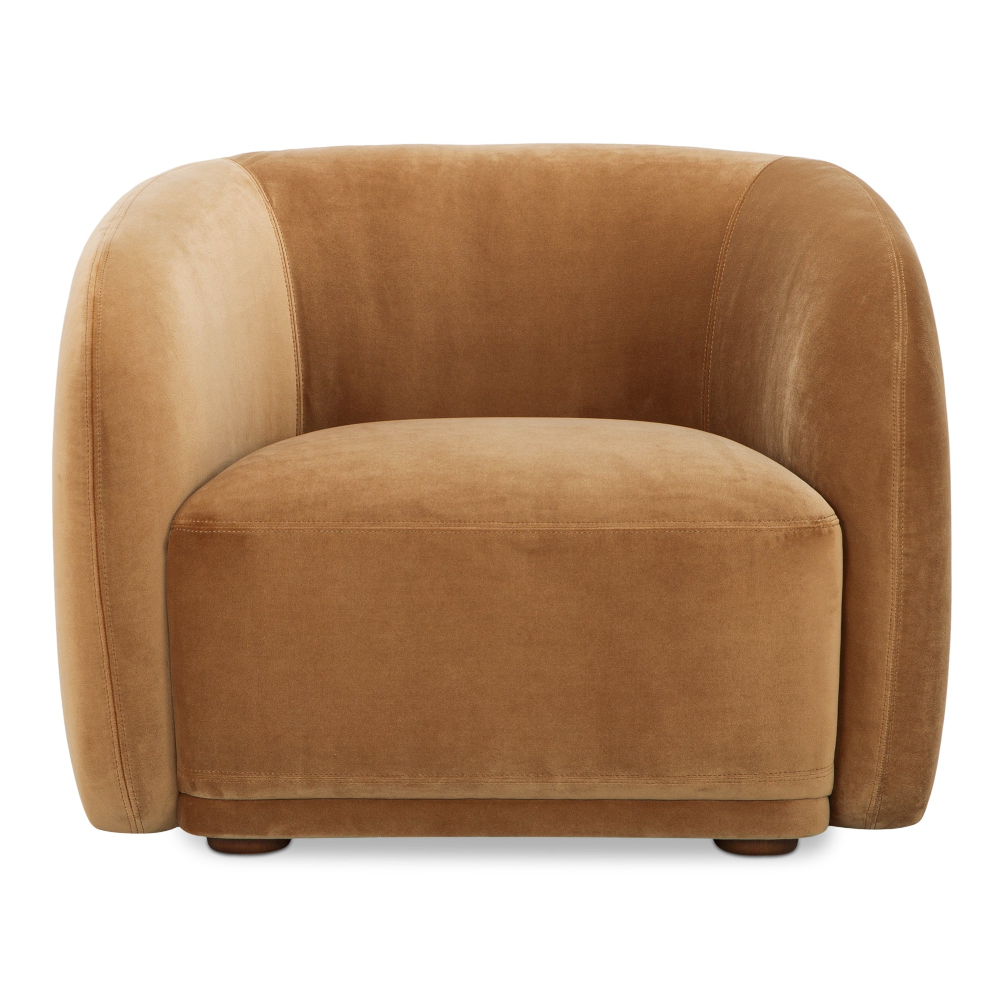 Faye Accent Chair FURNITURE - lounge chair Moe's Furniture Tan