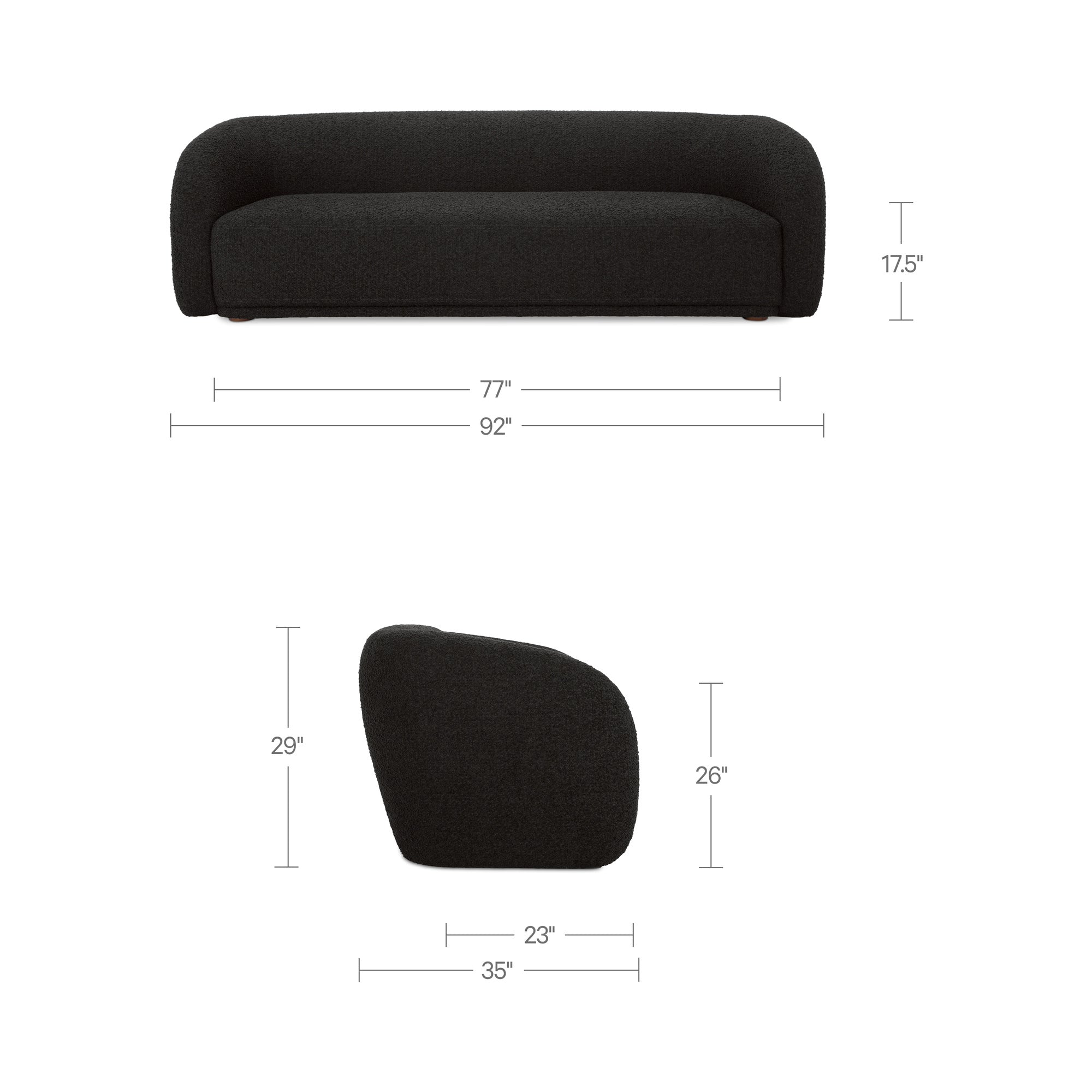 Faye Sofa FURNITURE - sofa Moe's Furniture