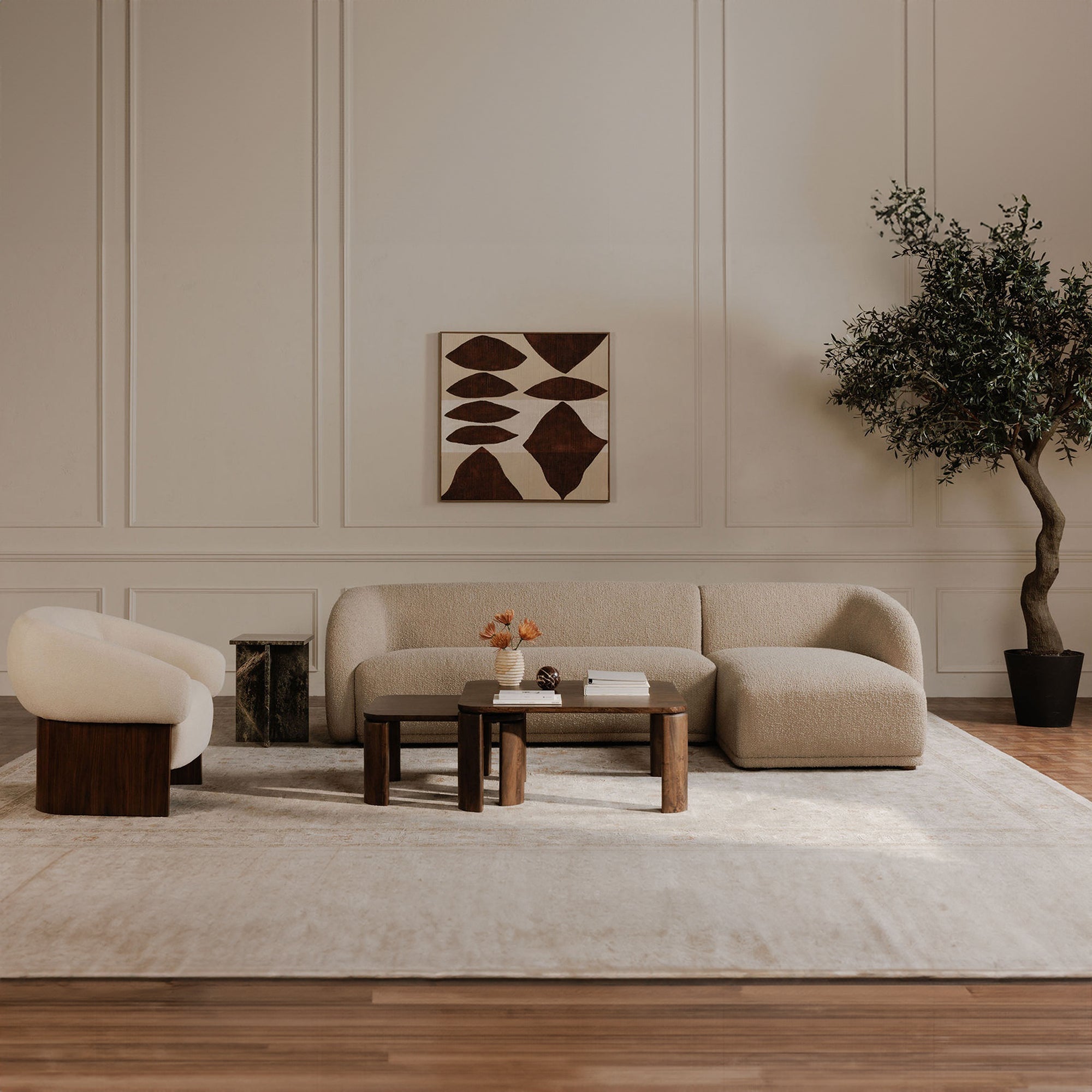 Faye Right Sectional FURNITURE - sectional Moe's Furniture