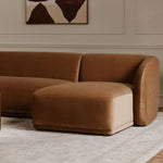 Faye Left Sectional FURNITURE - sectional Moe's Furniture